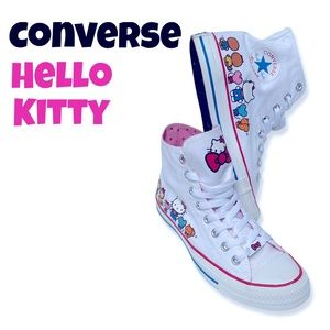 HELLO KITTY CONVERSE NWOT